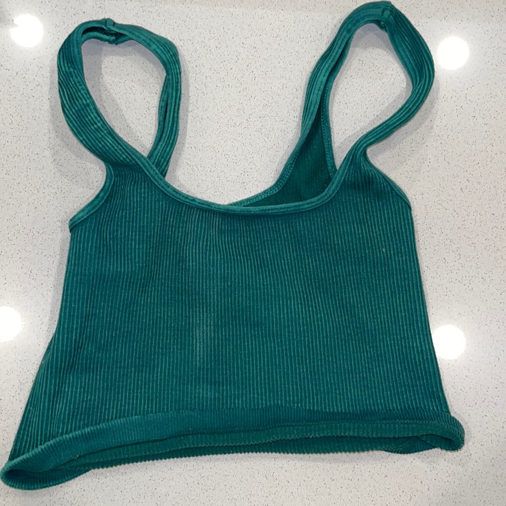 FREE PEOPLE MOVEMENT HAPPINESS RUNS SQUARE  CROP- XS/S